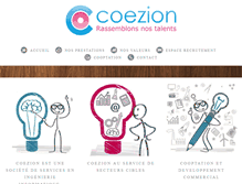 Tablet Screenshot of coezion.com